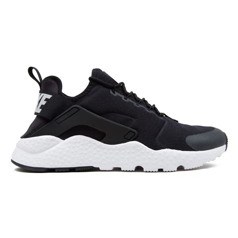 nike huarache zwart wit|huarache run ultra black white.